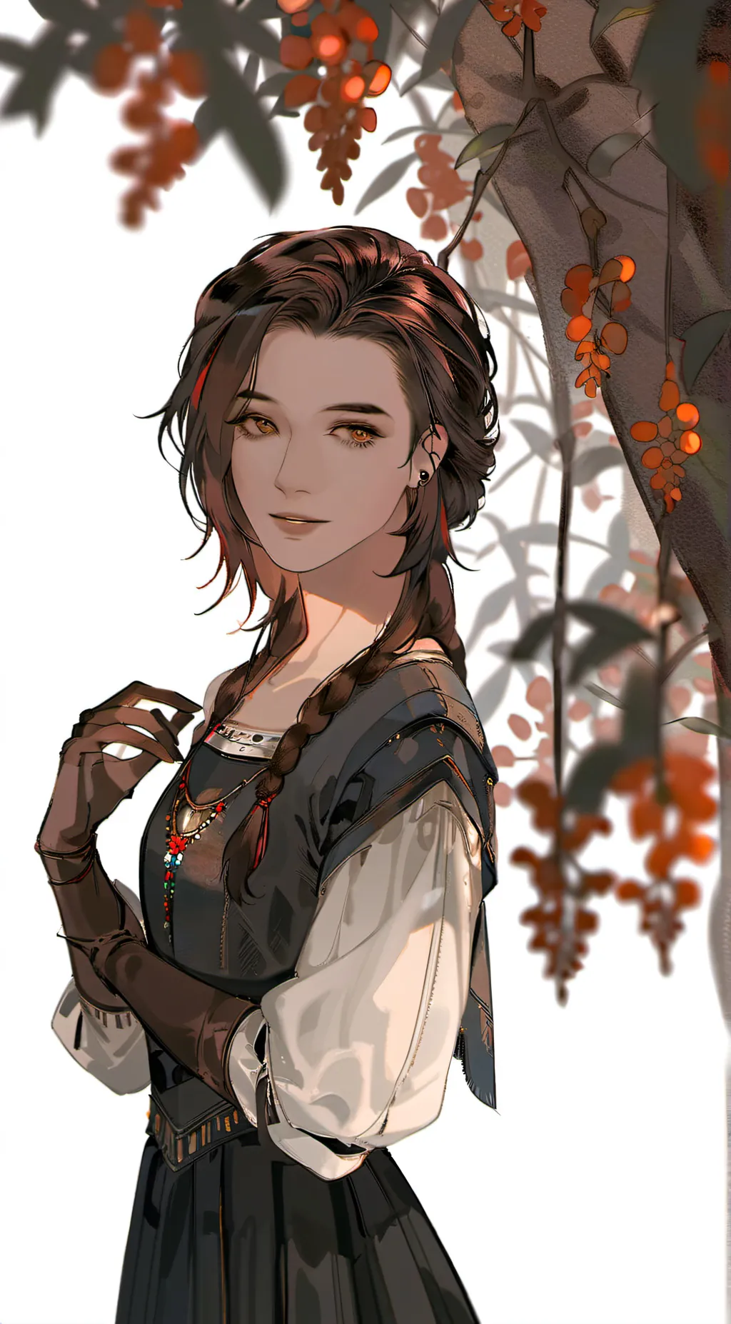 ai character: Mara Mulberry background