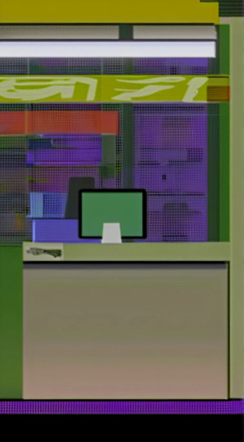 ai character: Cashier from GASA4 background