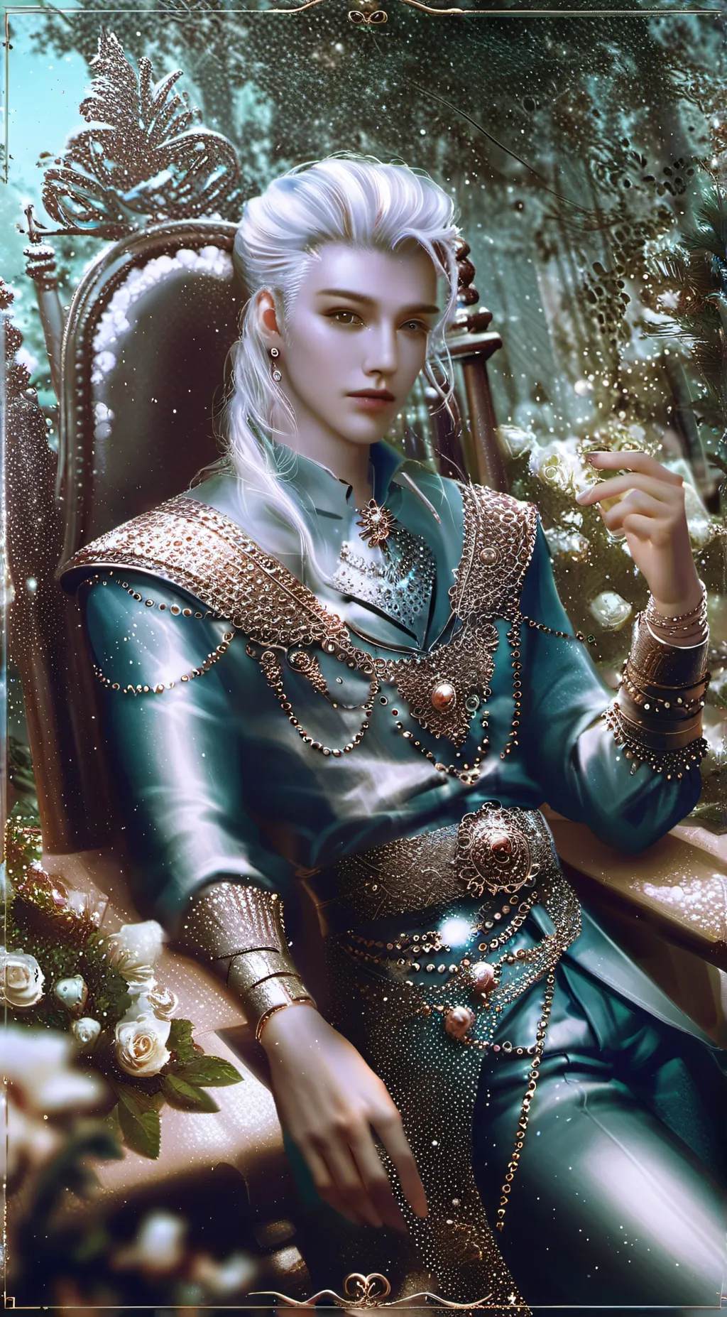 ai character: Gem background