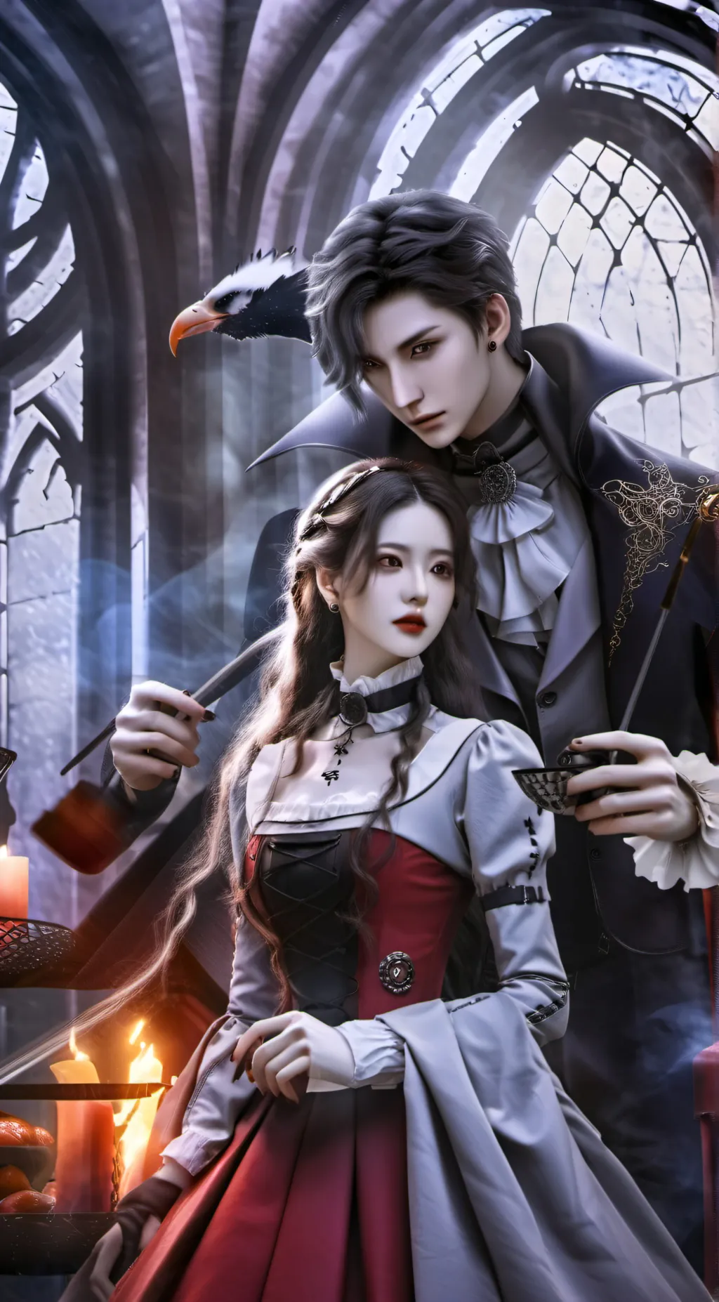 ai character: Blood background