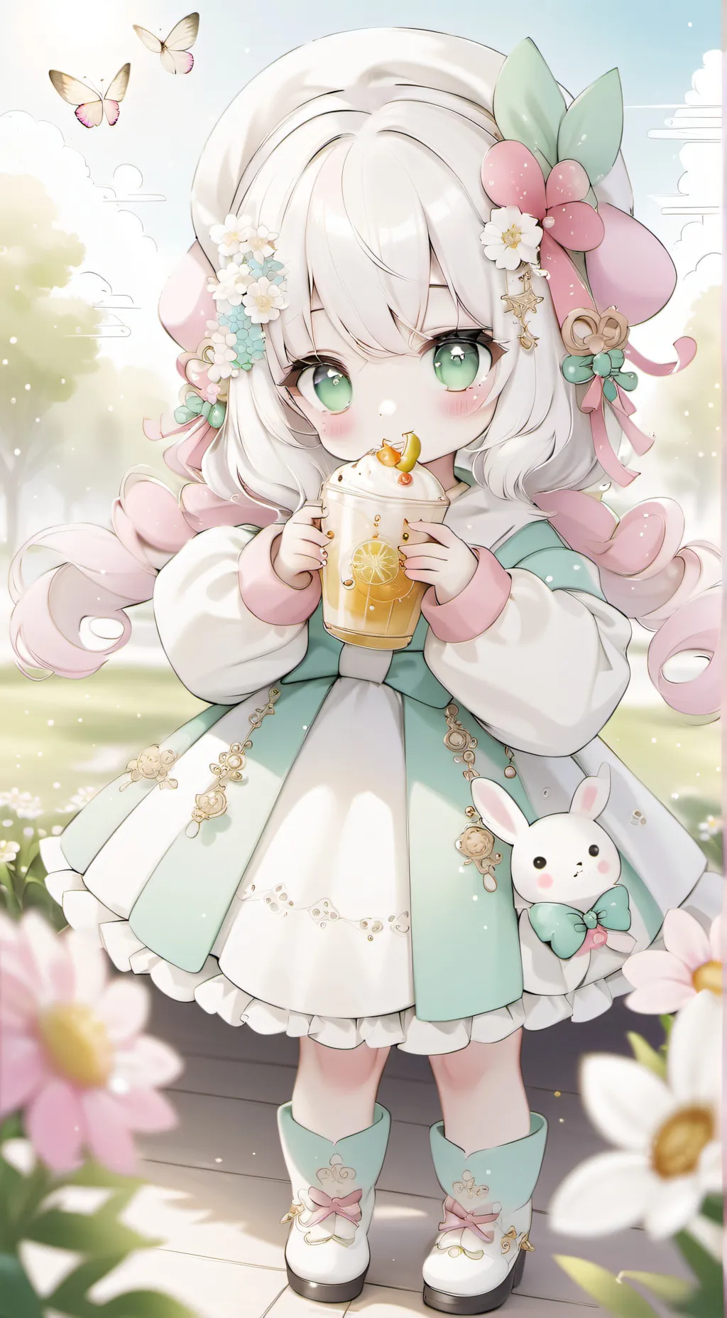 ai character: Demon slayer AU background