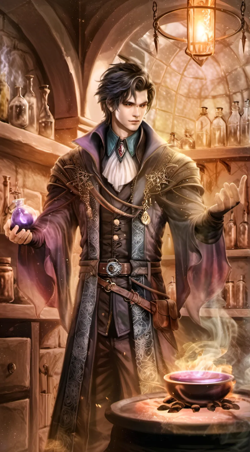 ai character: Bash background