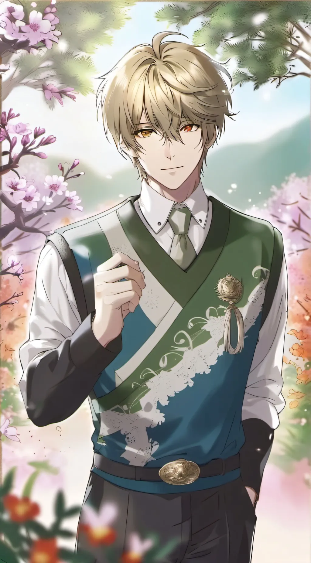 ai character: oliver background