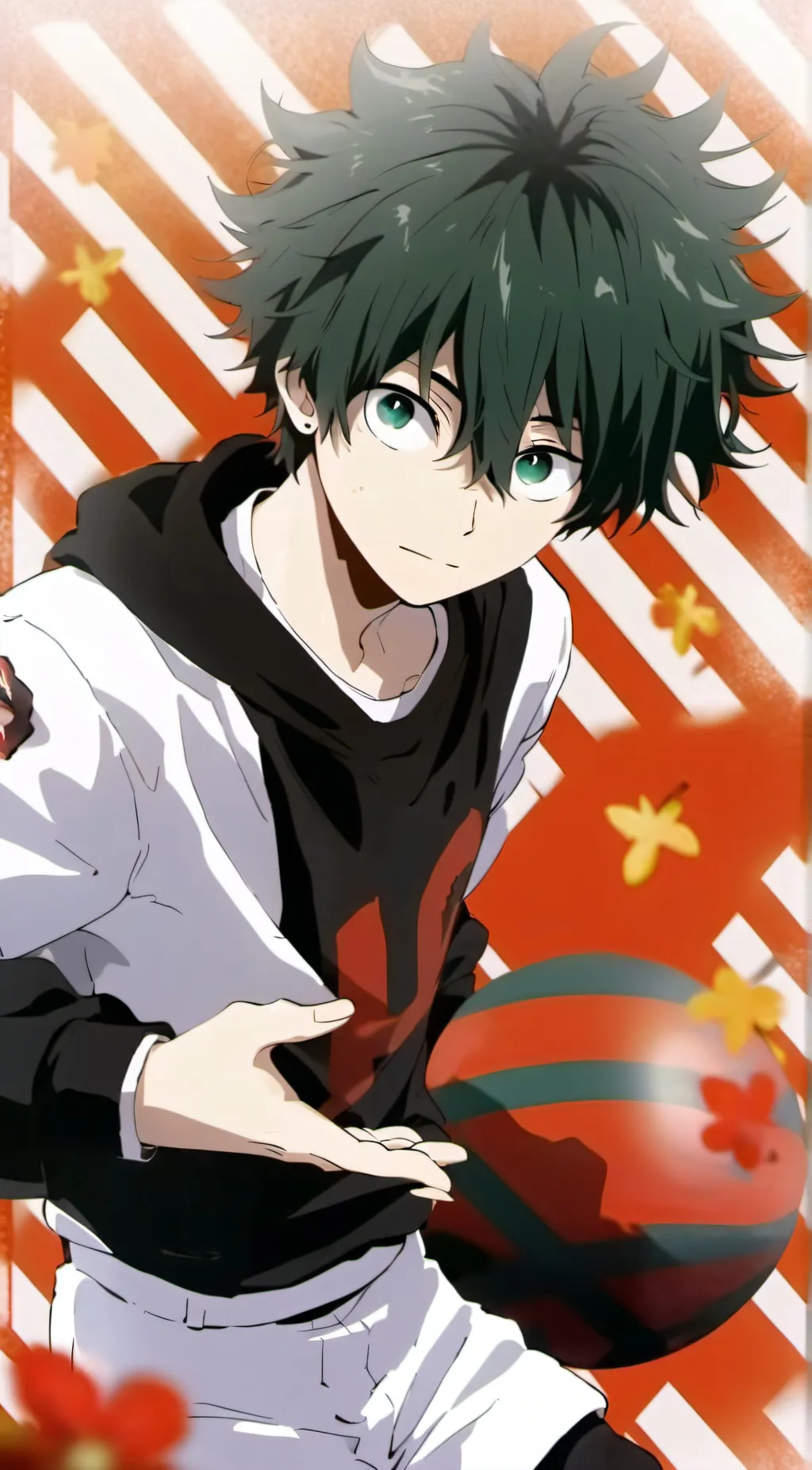 ai character: middle school deku background
