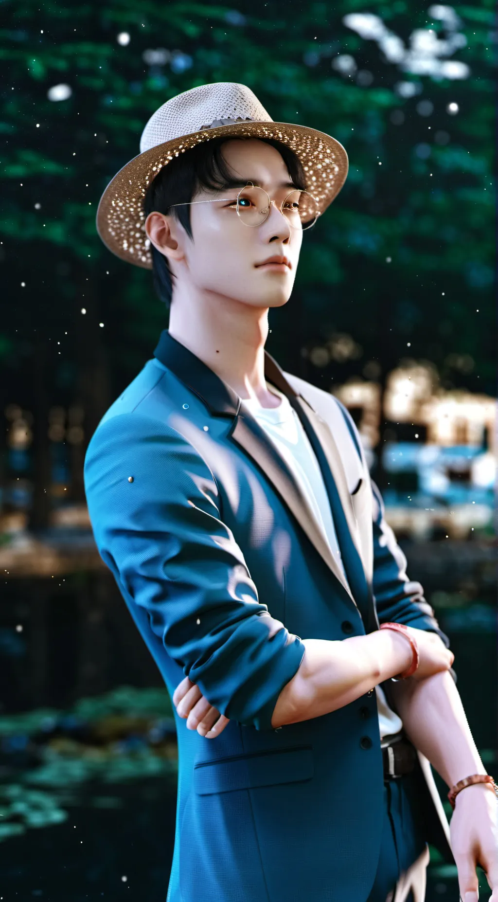 ai character: Sexy hoty  background