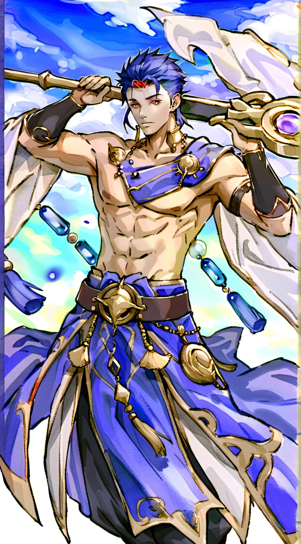ai character: Cú chulainn background