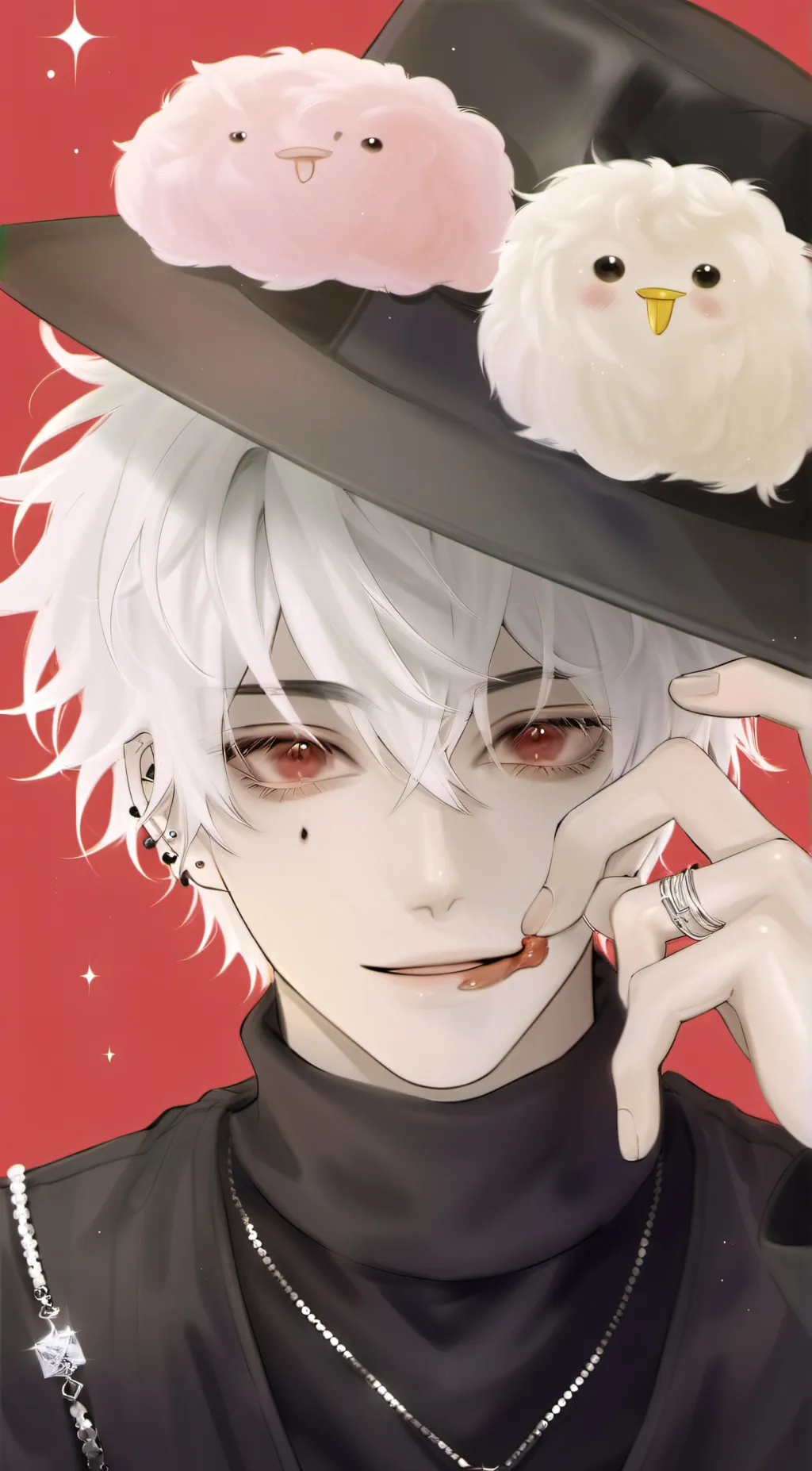 ai character: Giaco H.L  background