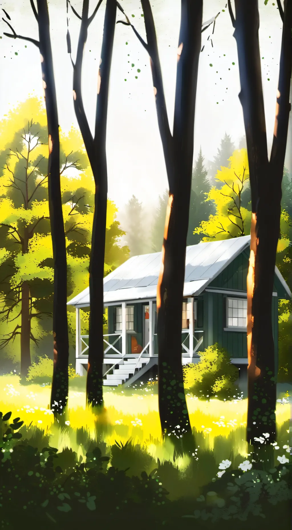 ai character: GRASS background