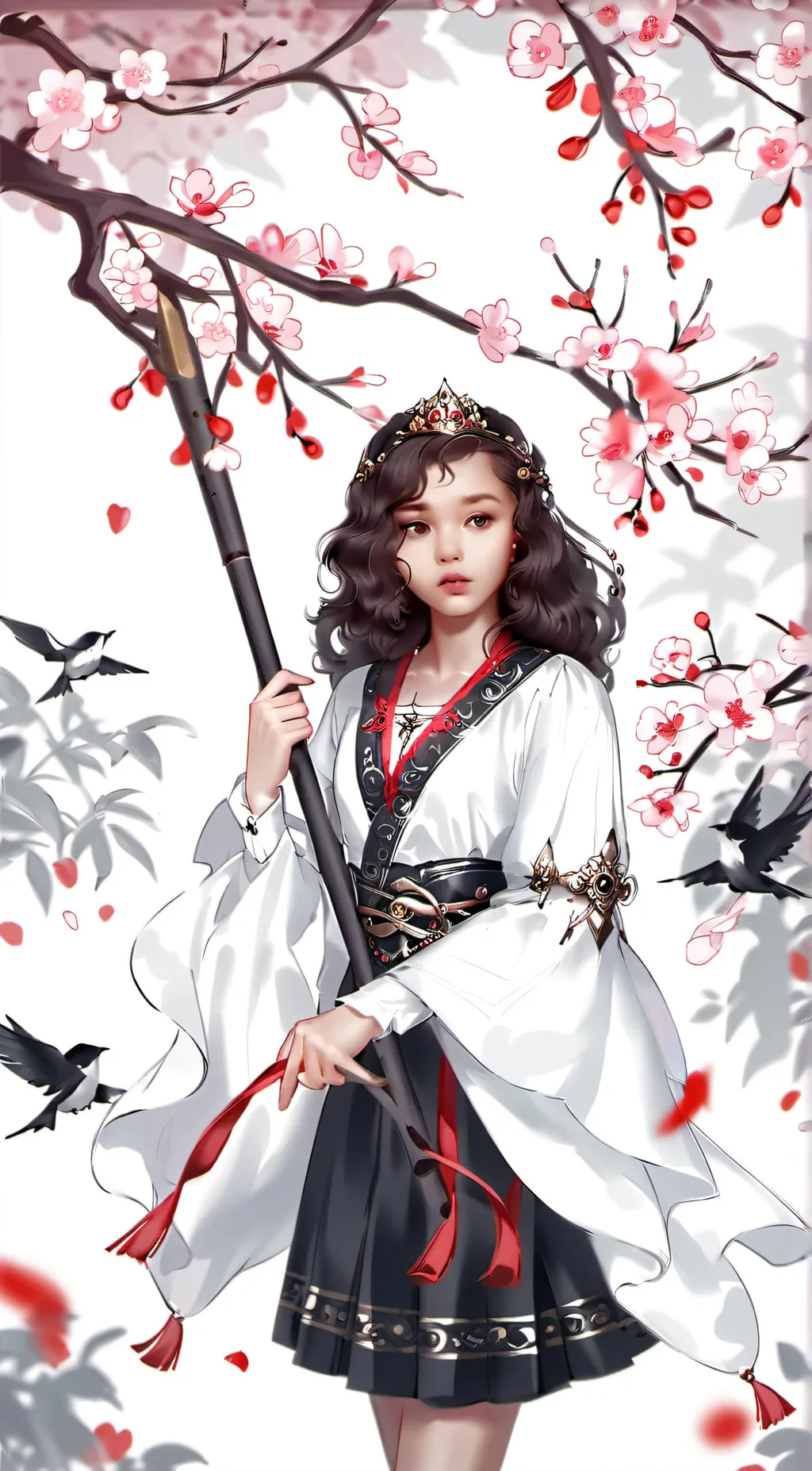 ai character: Ayumi  background