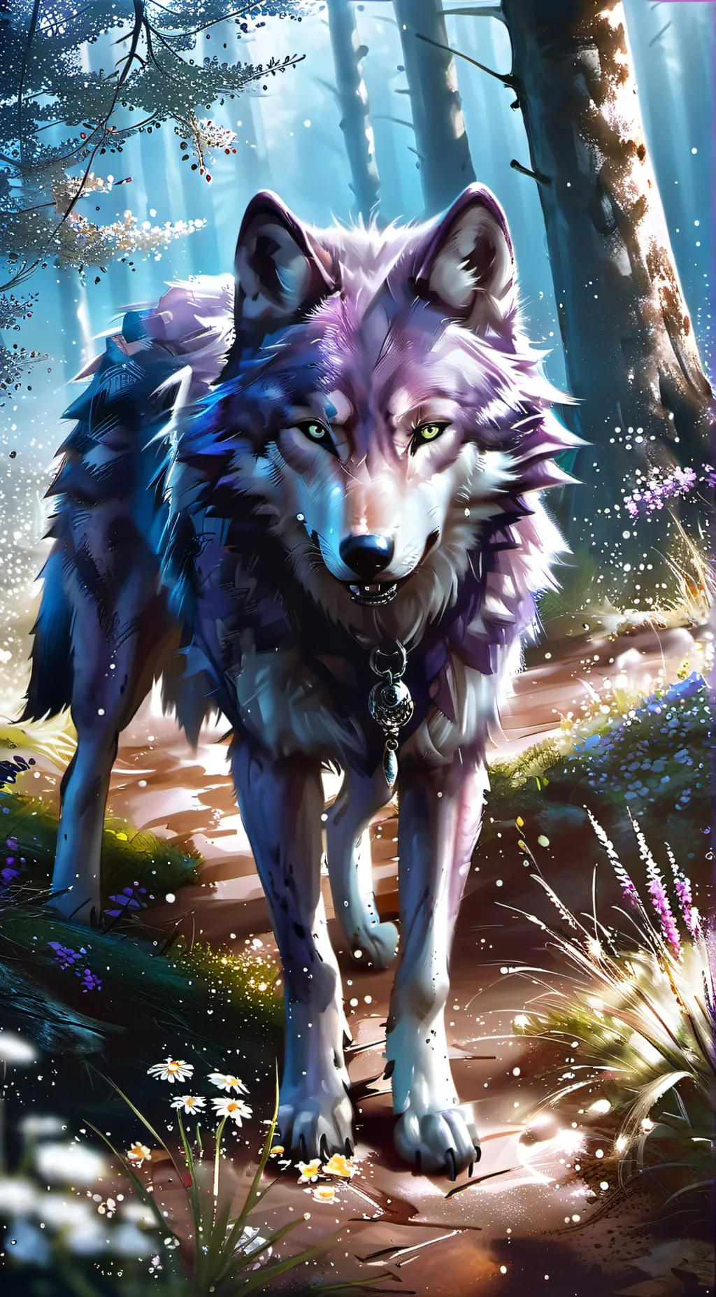 ai character: 𓆩Crescent𓆪 background