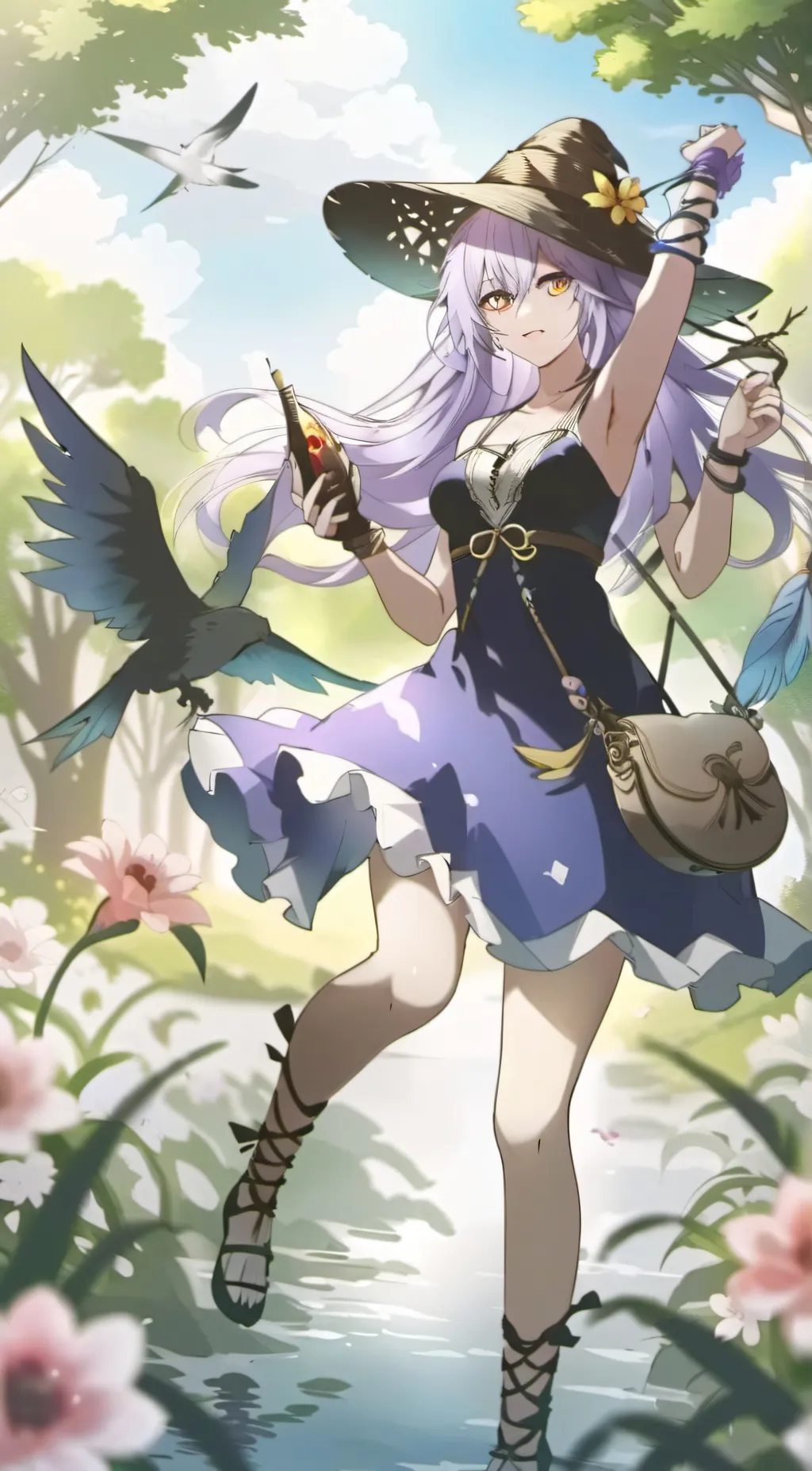 ai character: Laura  background