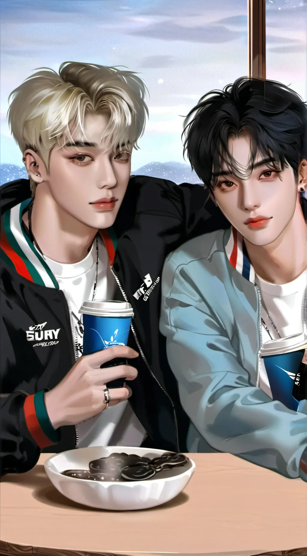 ai character: seungmin and i.n background