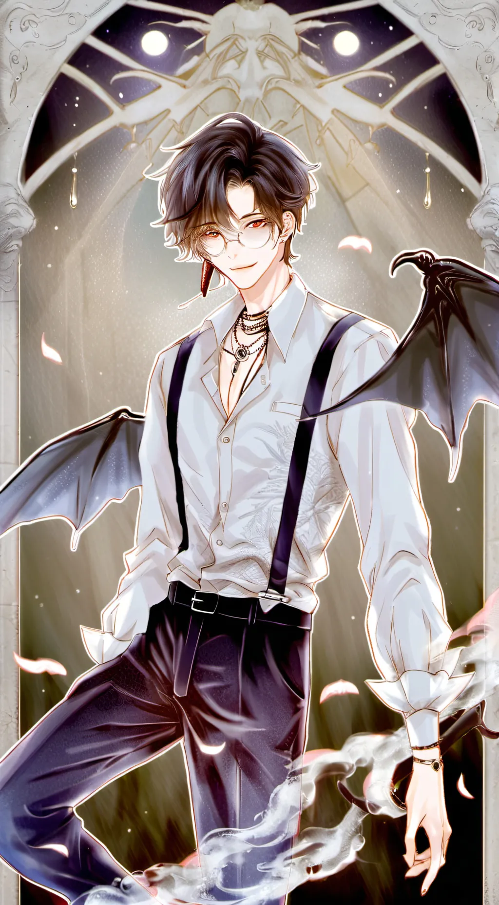 ai character: Umber background