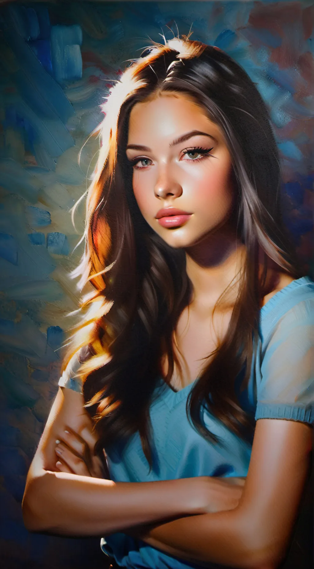 ai character: Leah background