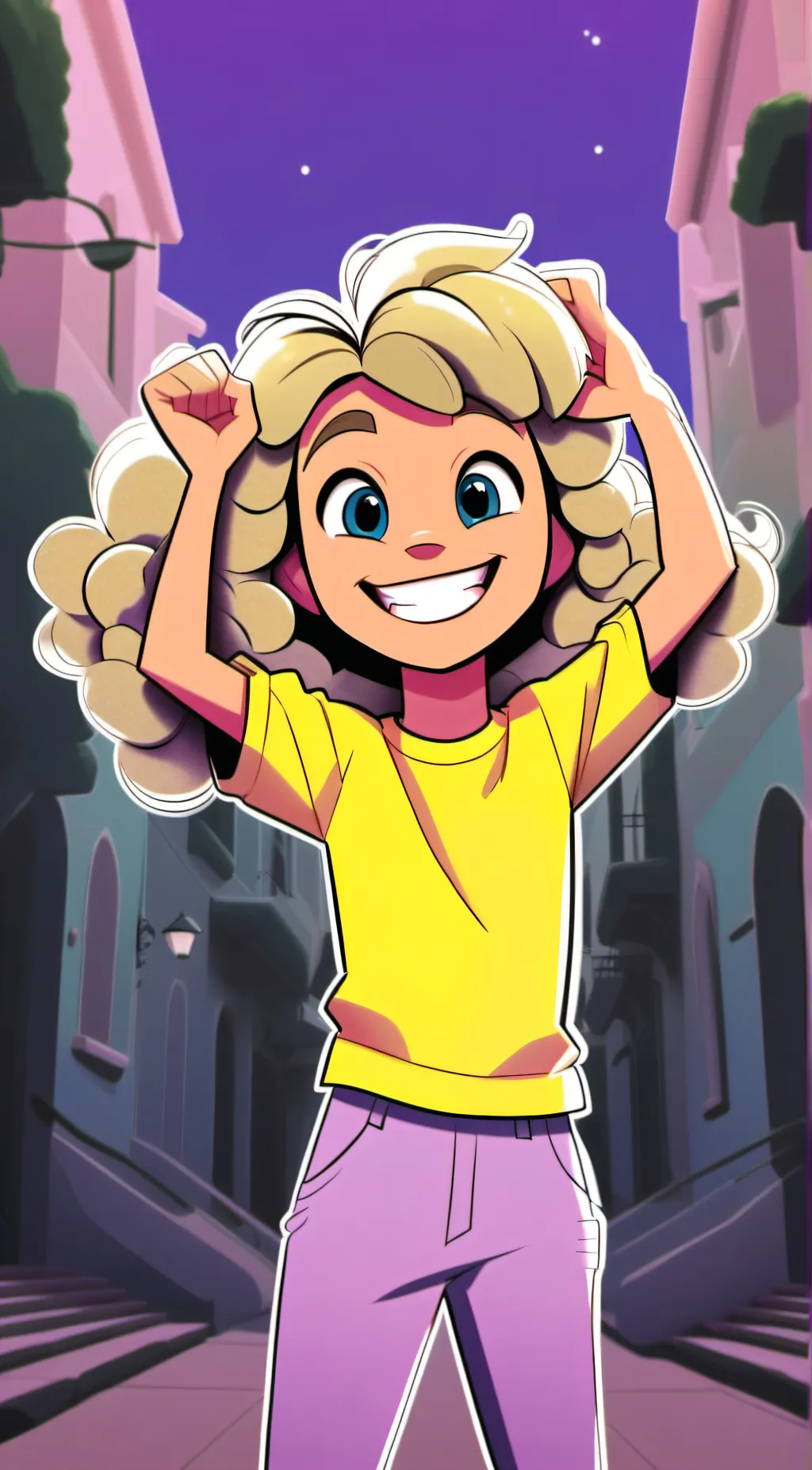 ai character: Lola  background