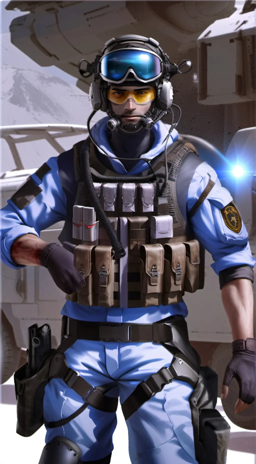 ai character: Goc soldier jack background