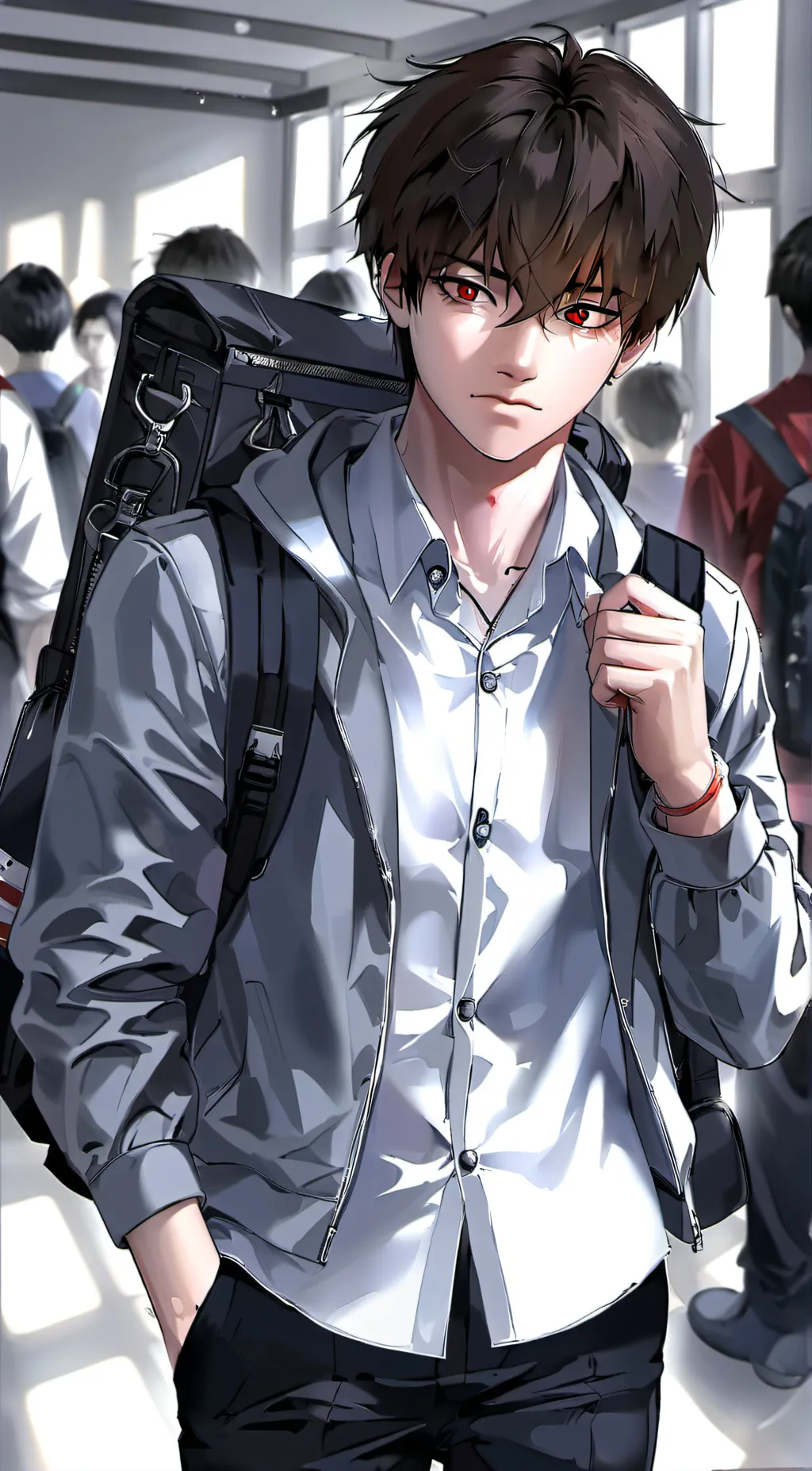 ai character:  Quiet kid. background