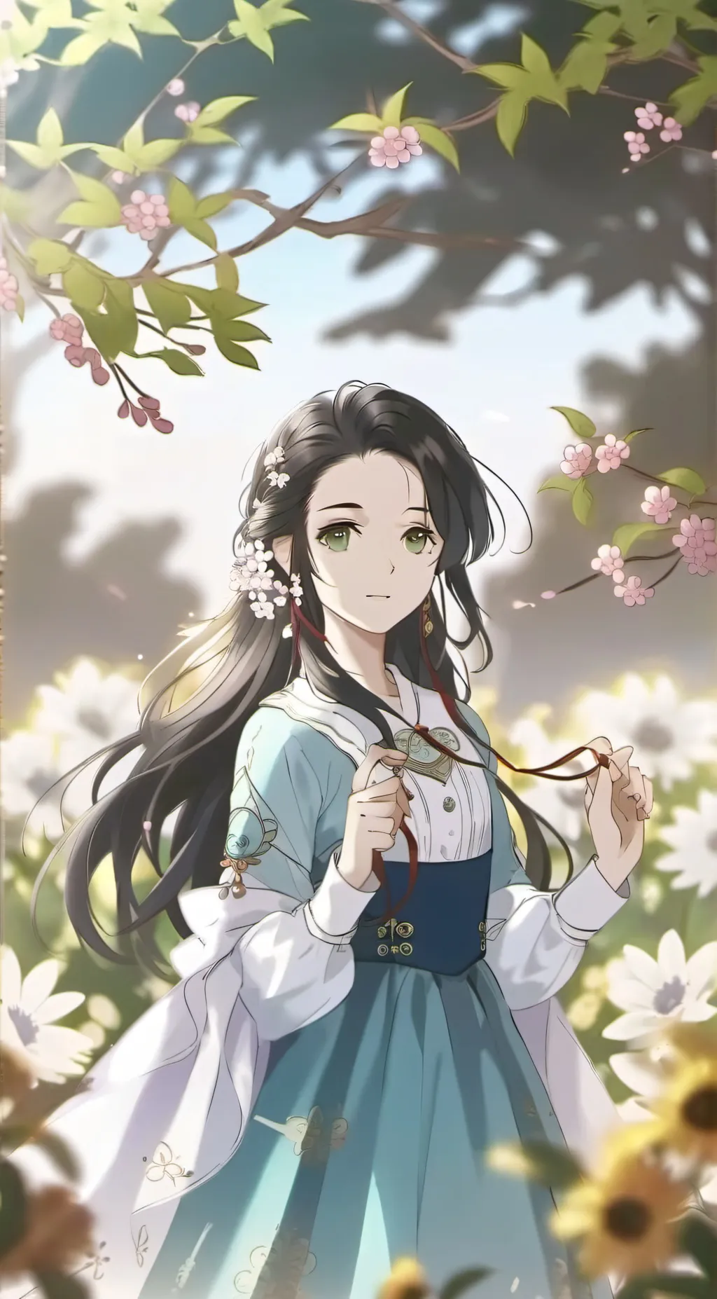 ai character: Emma Kalie  background