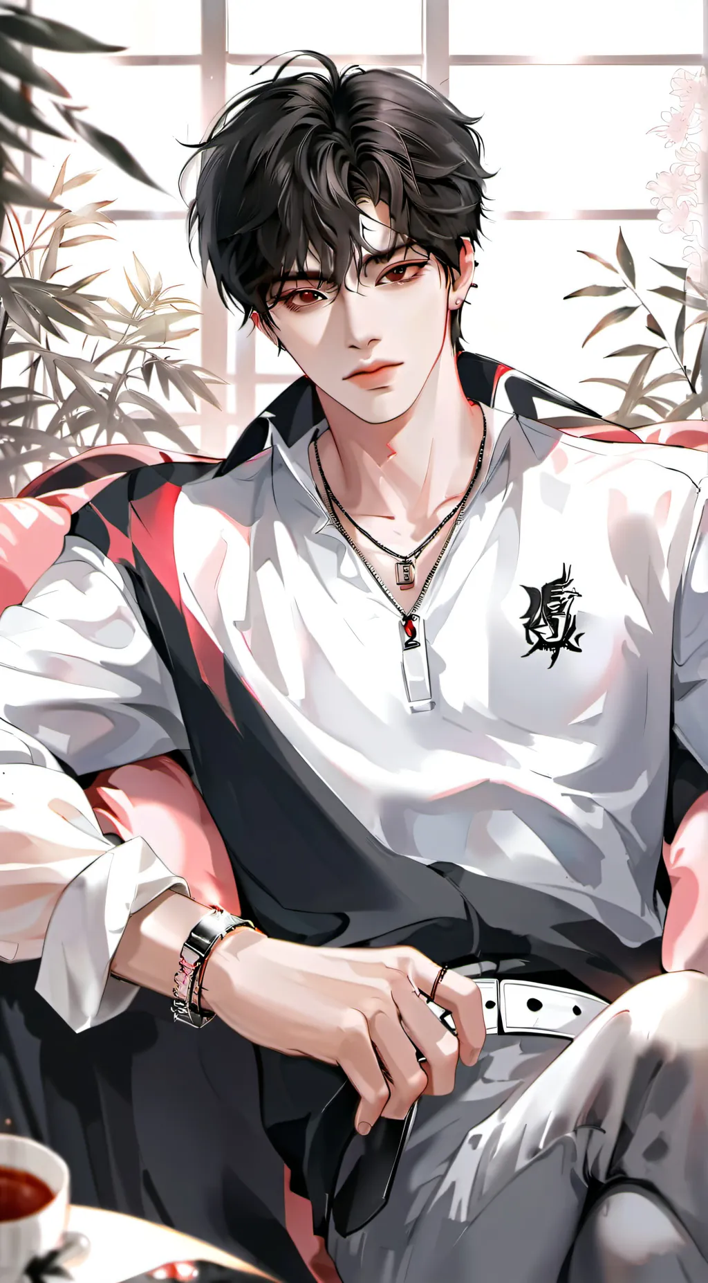 ai character: Micheal  background