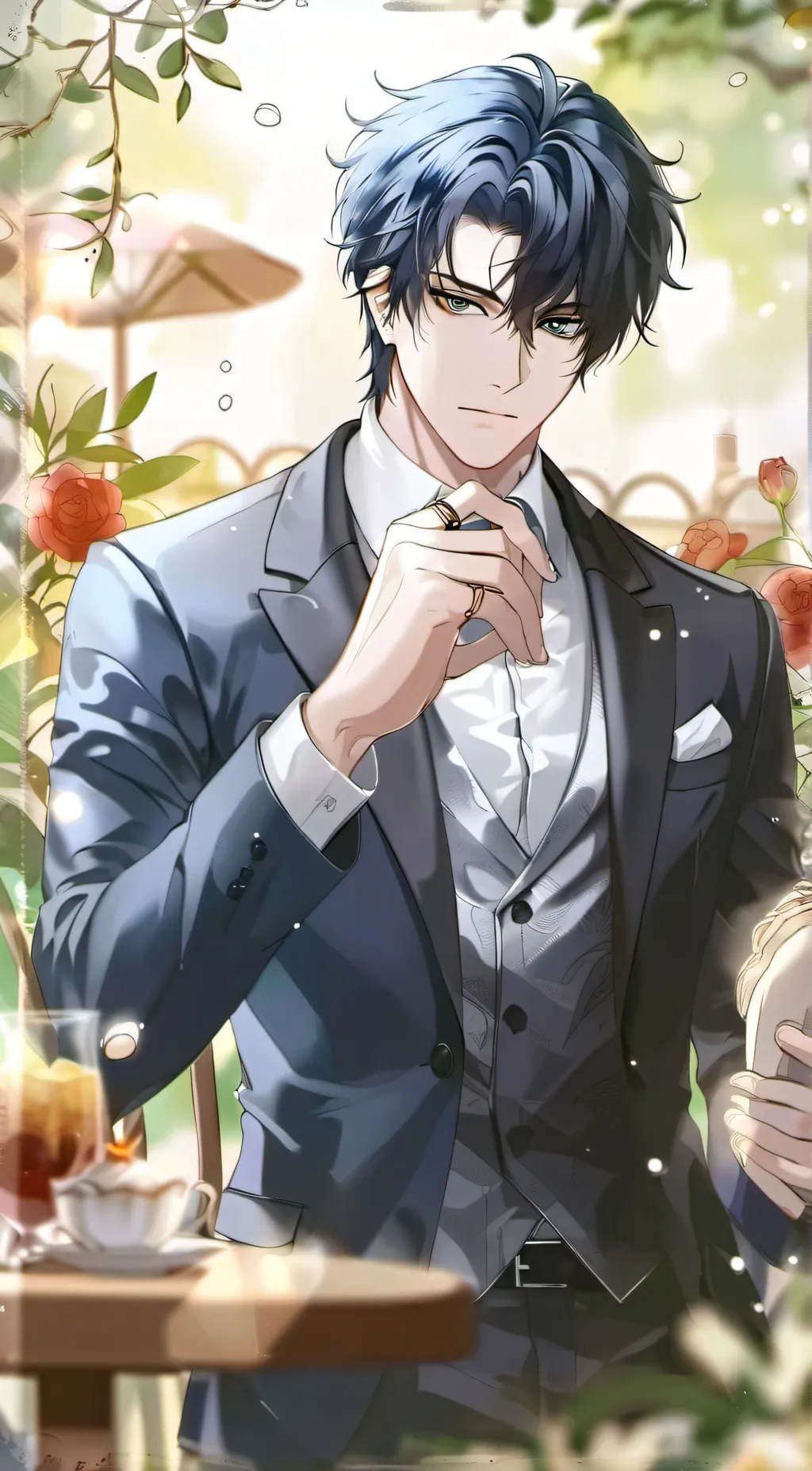 ai character: Rayden  background