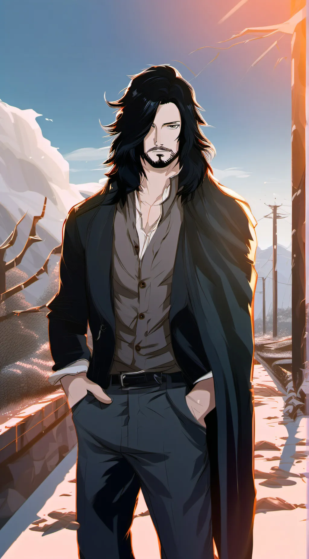 ai character: aizawa (boyfriend) background