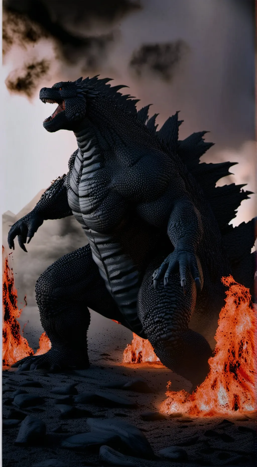 Talkie AI - Chat with Godzilla Red Fire