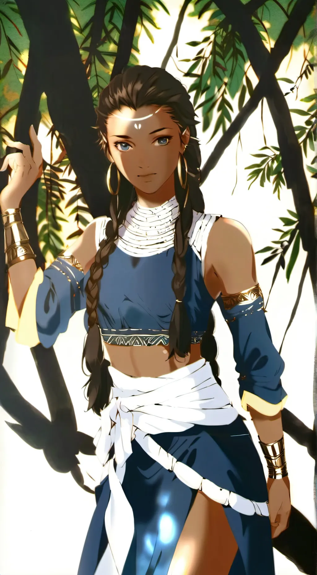 ai character: Katara demonslayer background