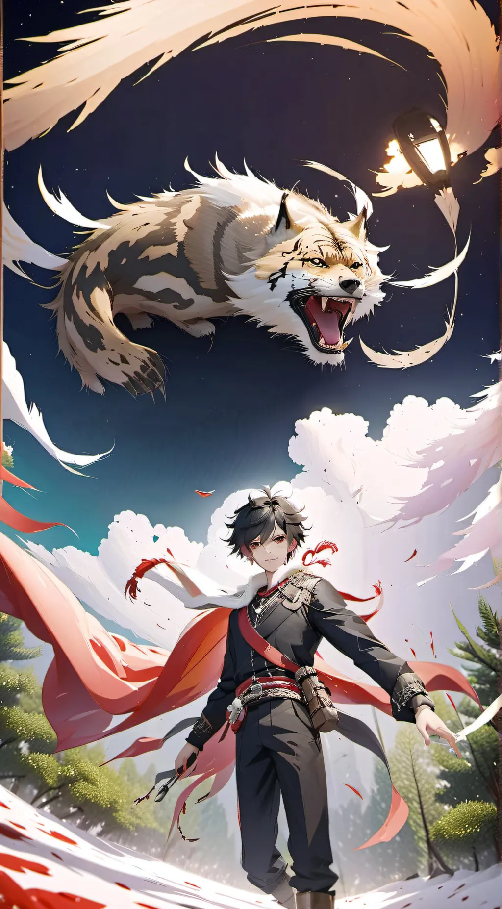 ai character: orion background