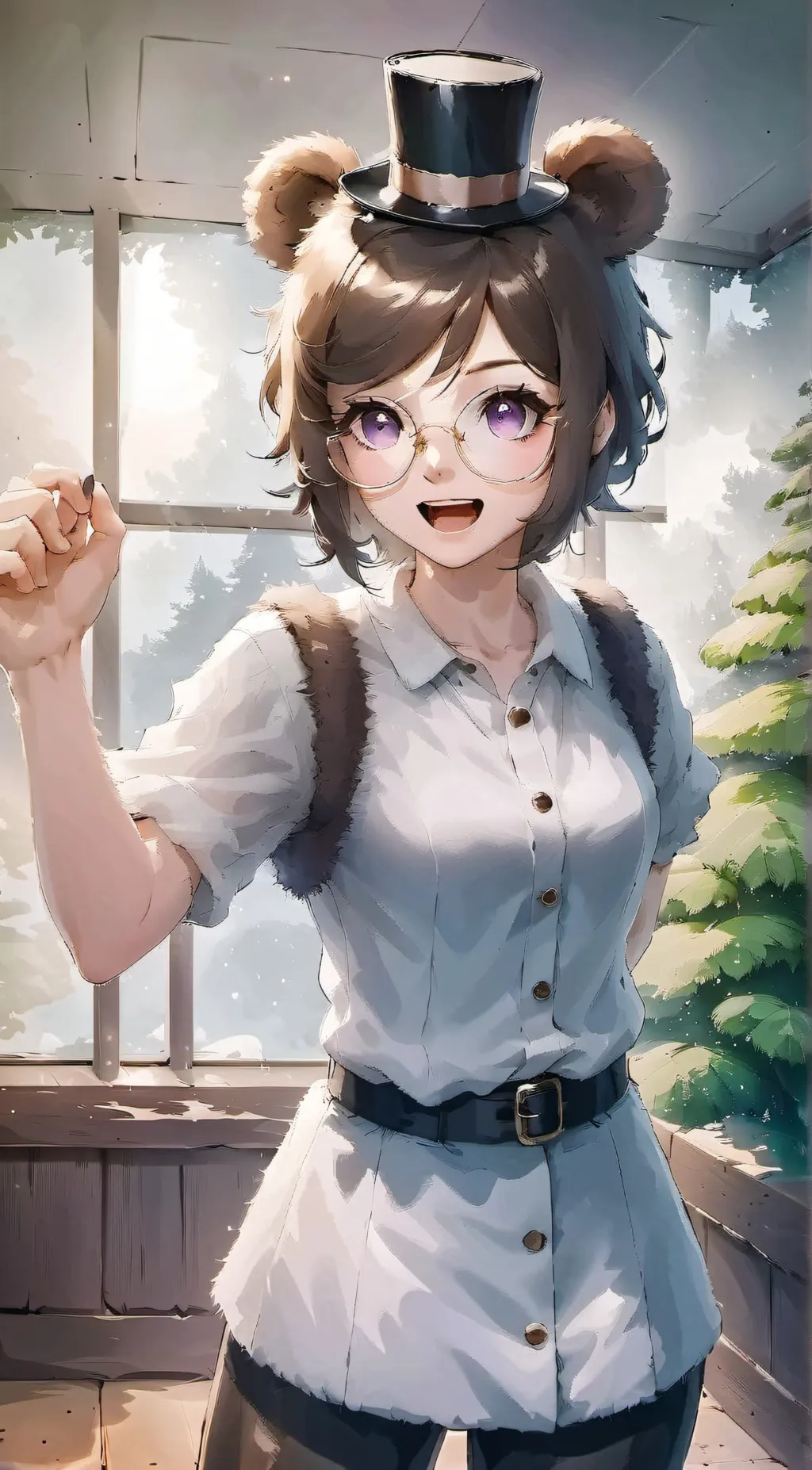 ai character: FREDDA background