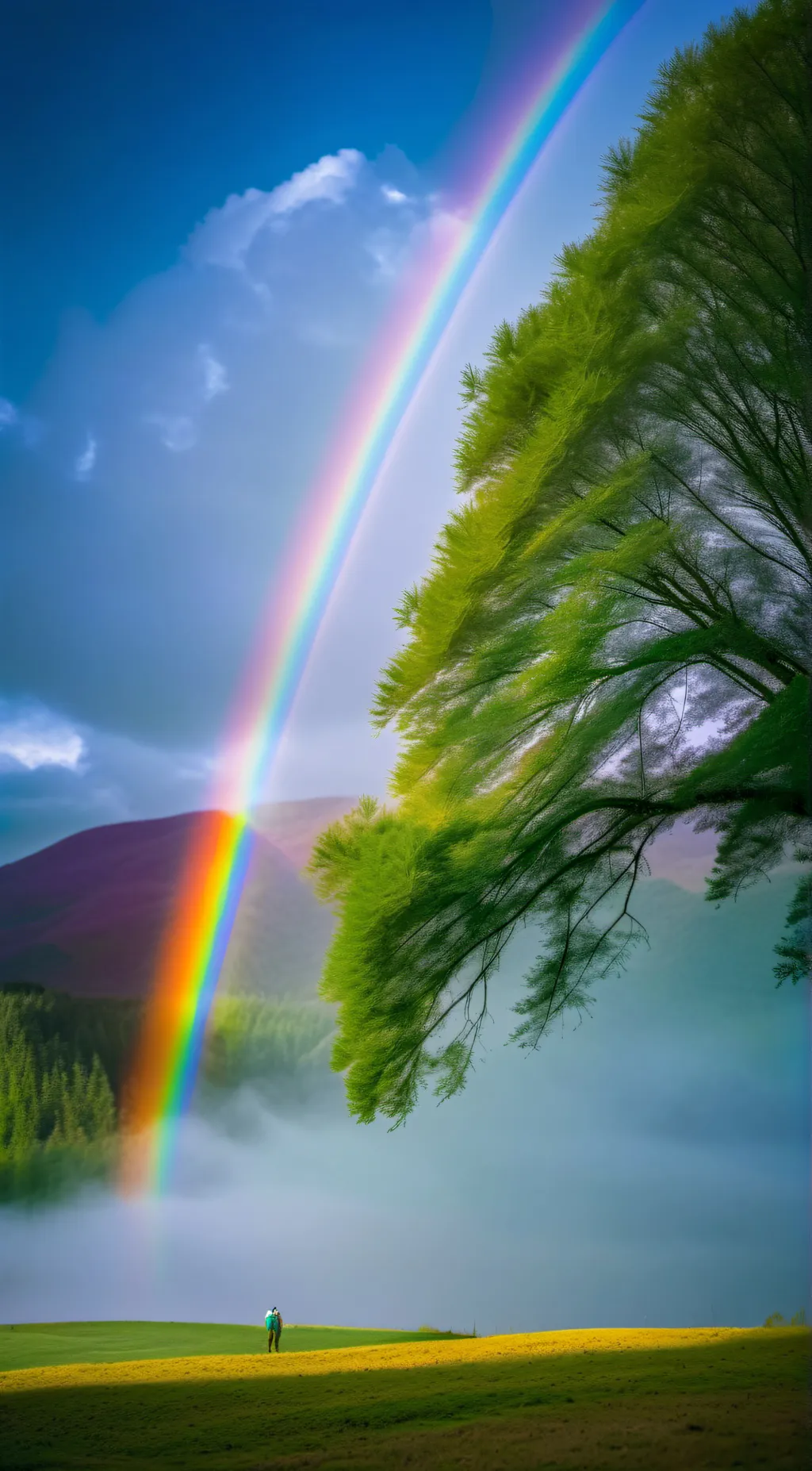 ai character: RAINBOW FRIENDS  background