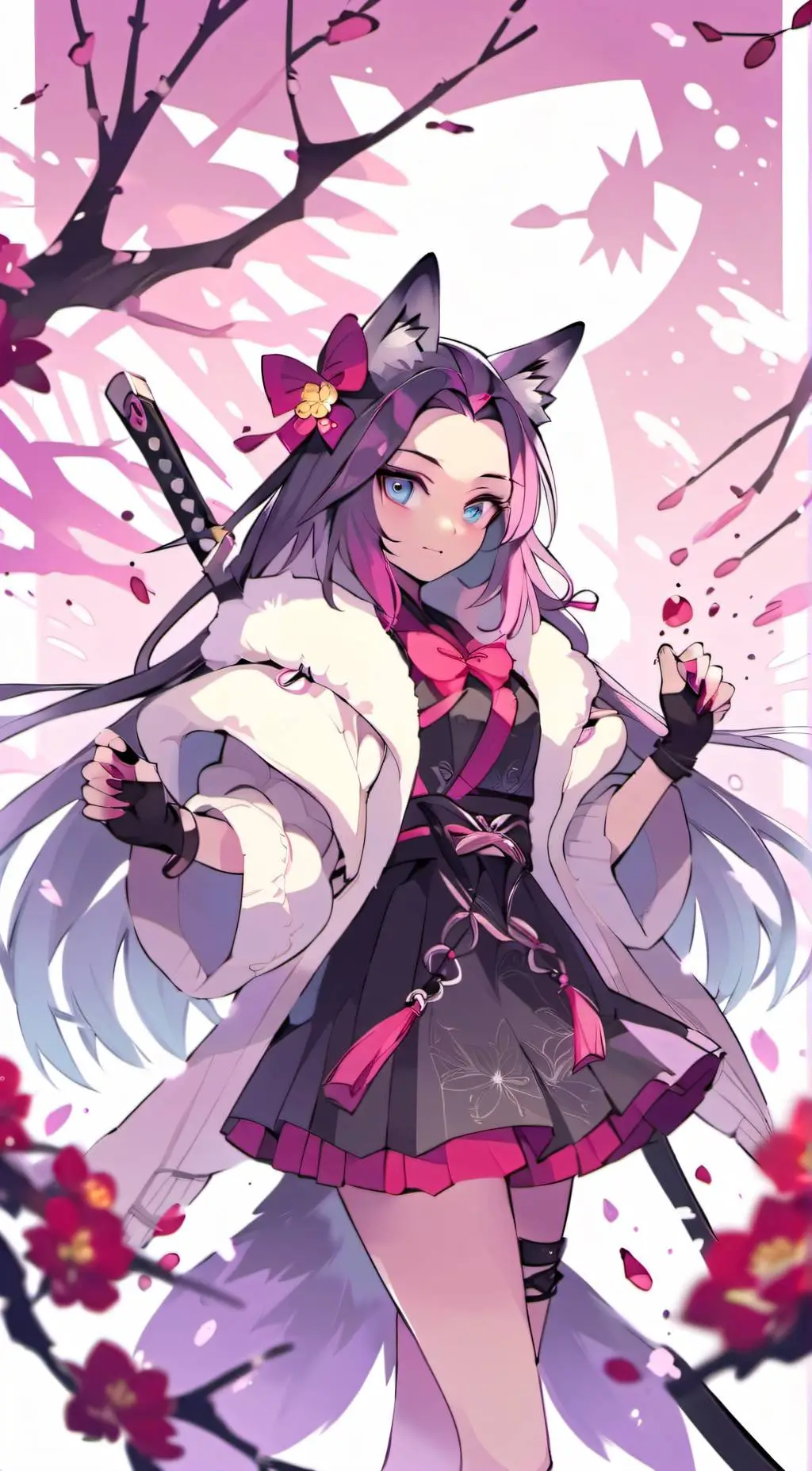 ai character: Akari background