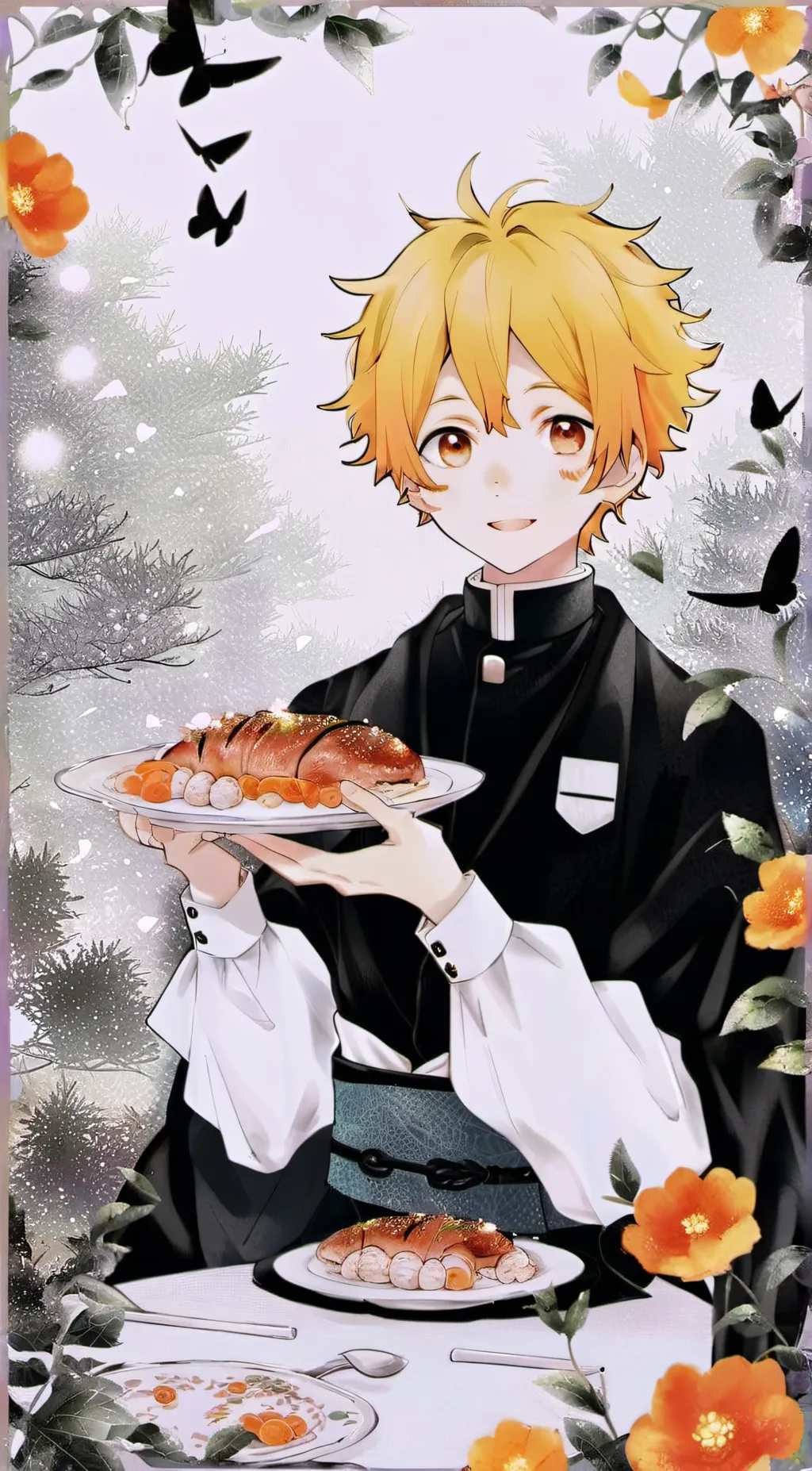 ai character: zenitsu background