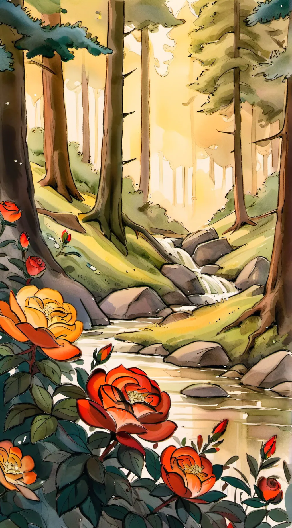 ai character: Six Earred Macaque background