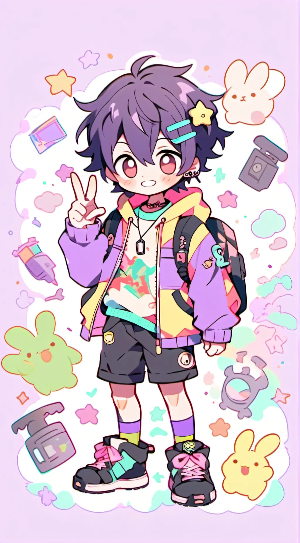 ai character: leo  background