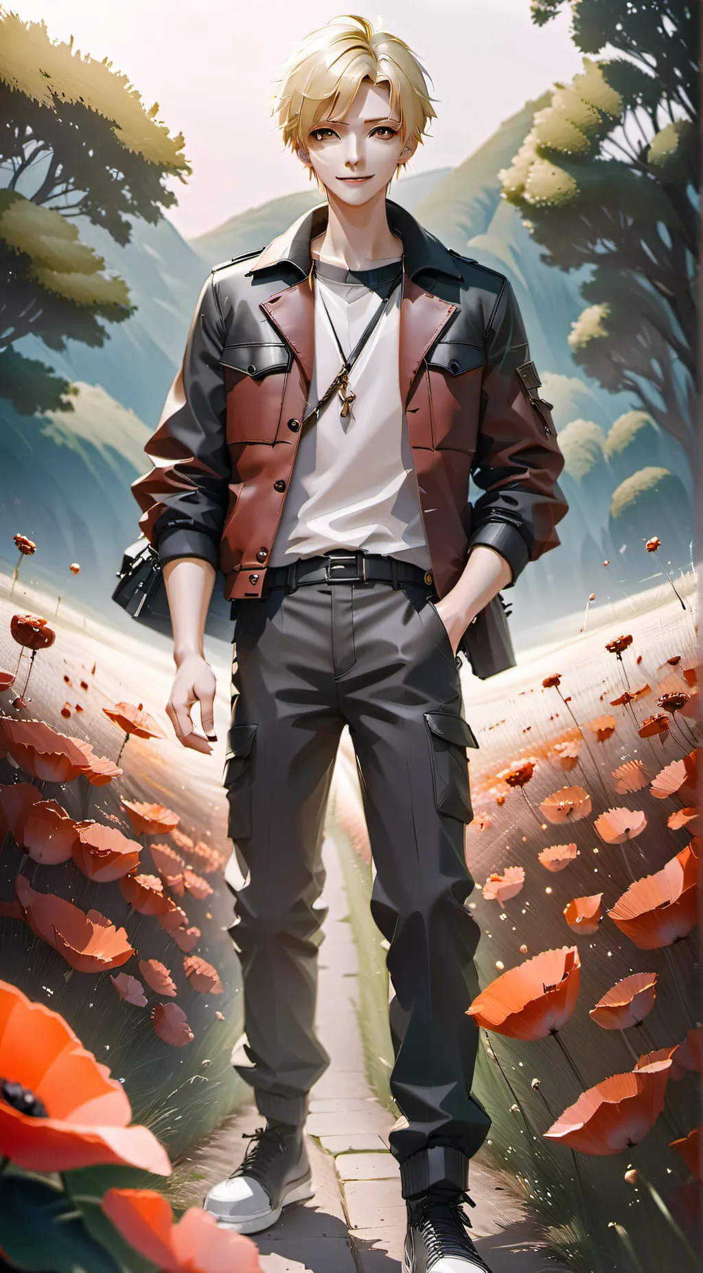 ai character: -Andy- background