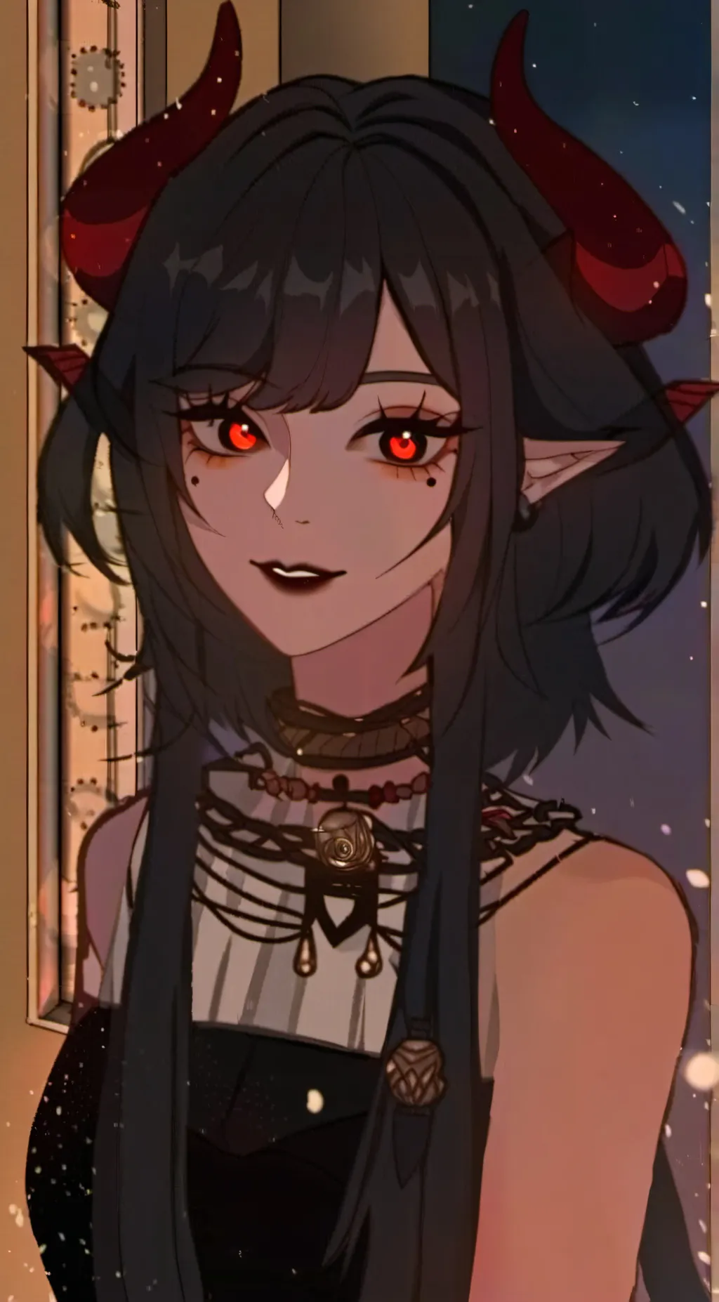 ai character: •Iris• background