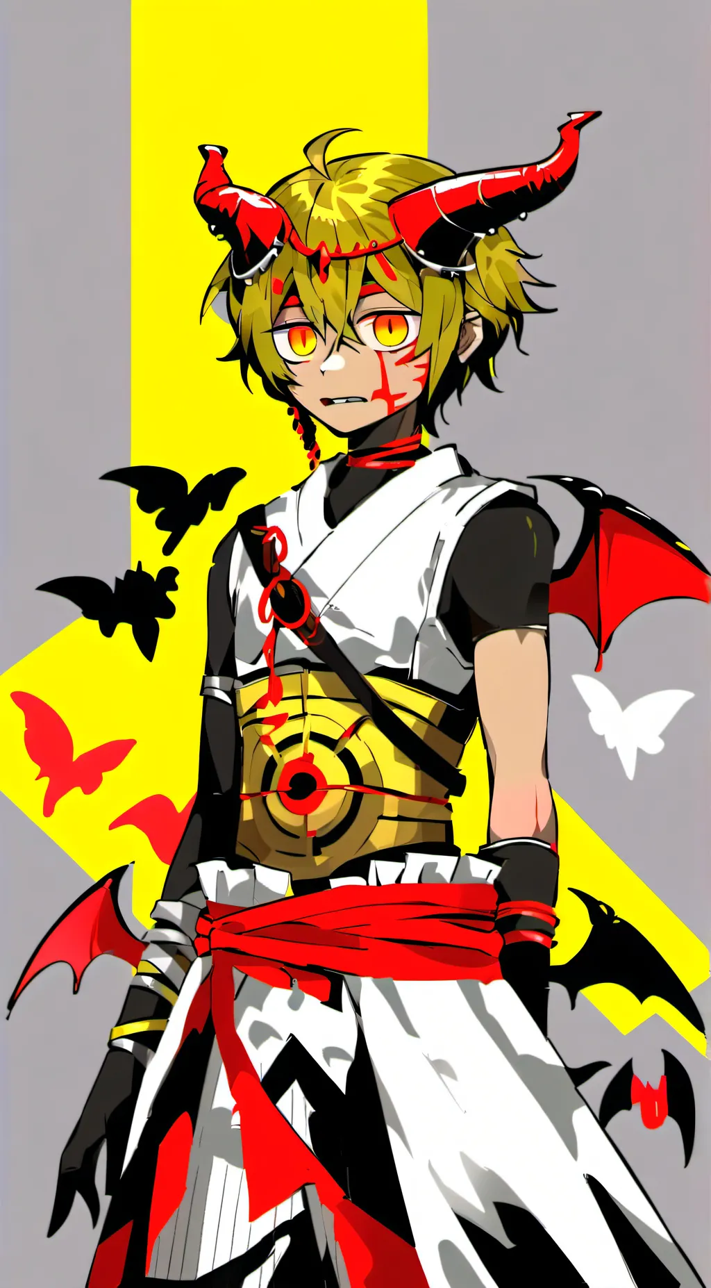 ai character: Experimented Sun background