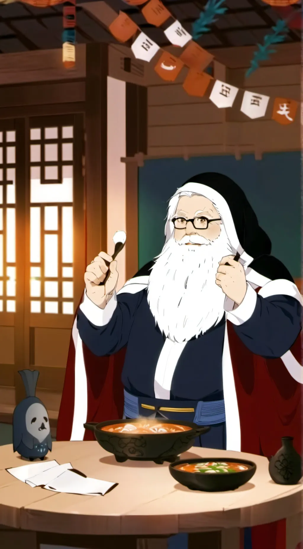 ai character: Sigma Ohio skibidi background