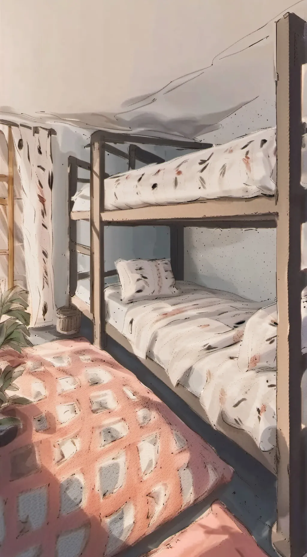 ai character: MHA sleepover!! background