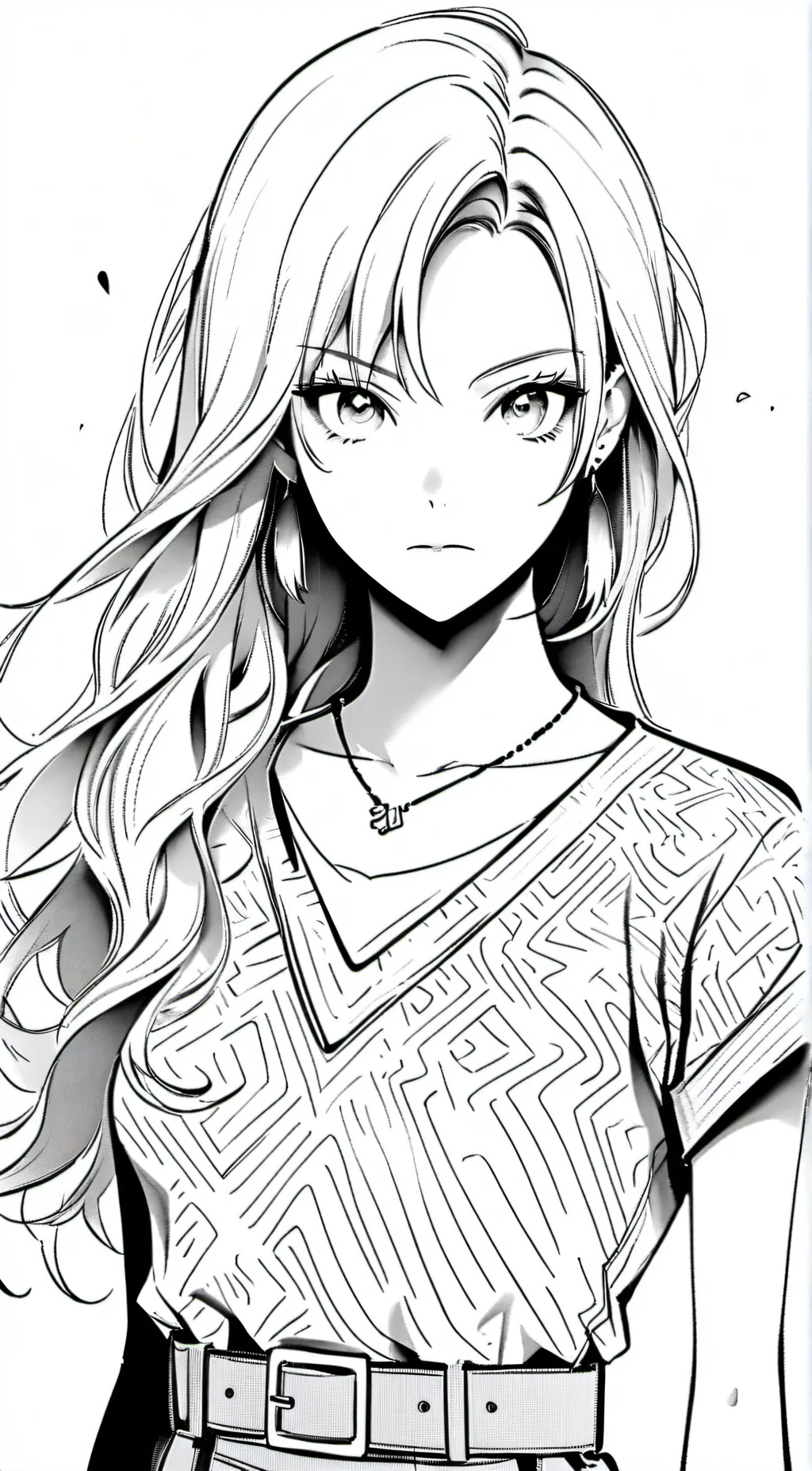 ai character: rough rose background