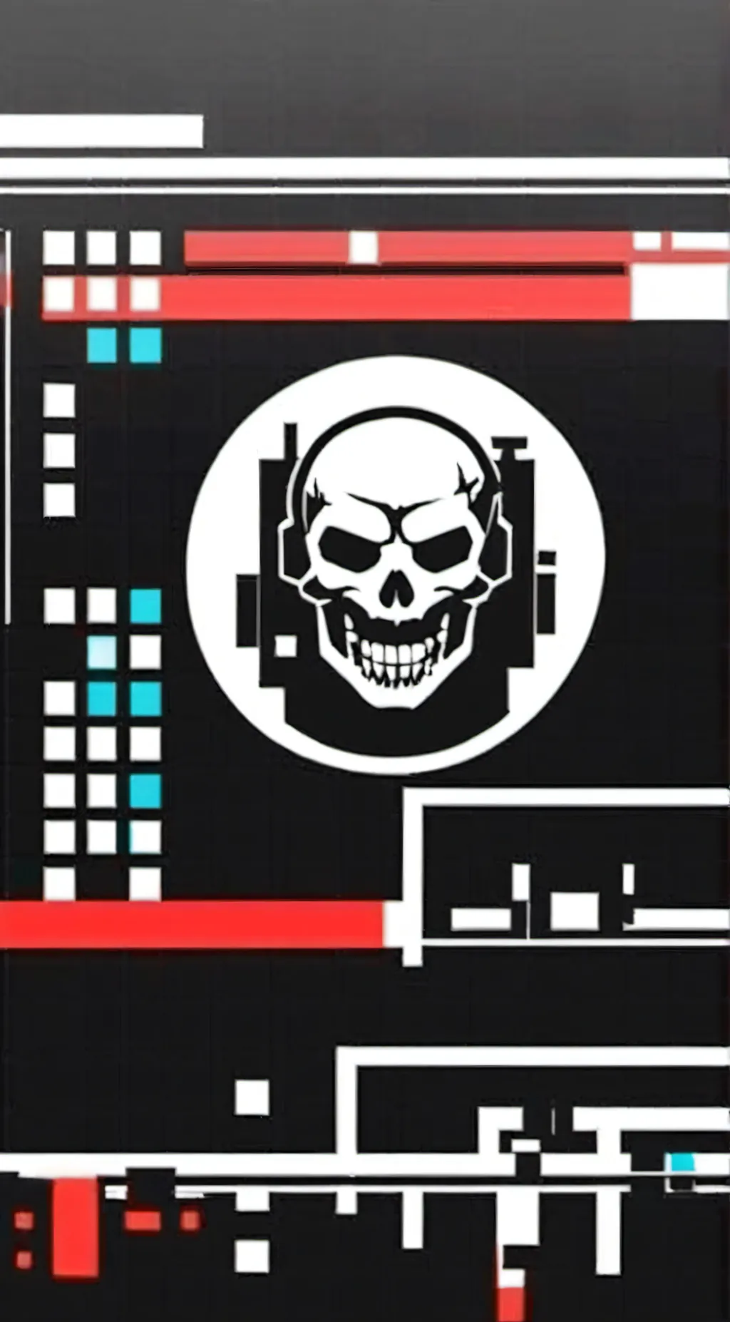 ai character: Glitch  production background