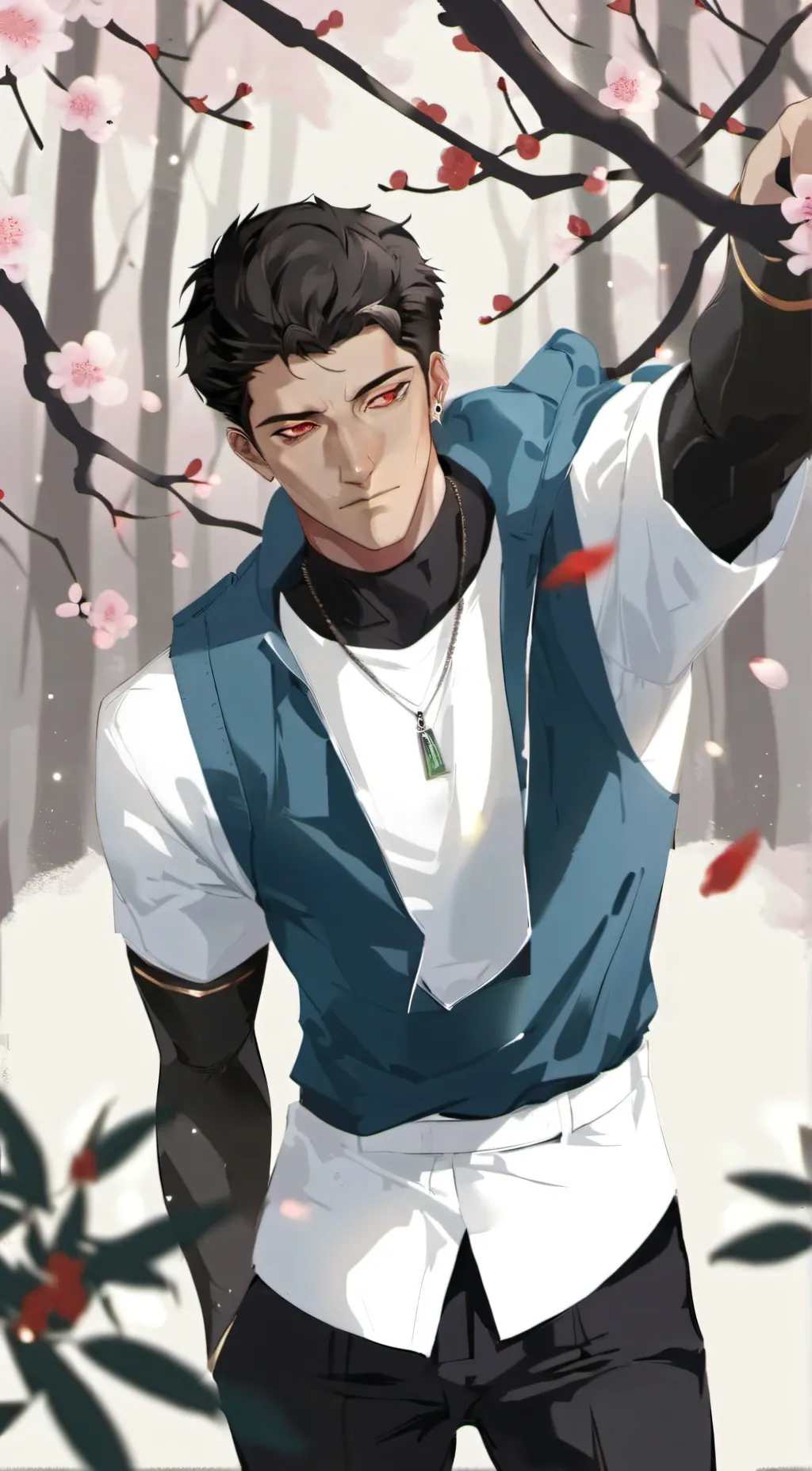 ai character: Franciss mosses background