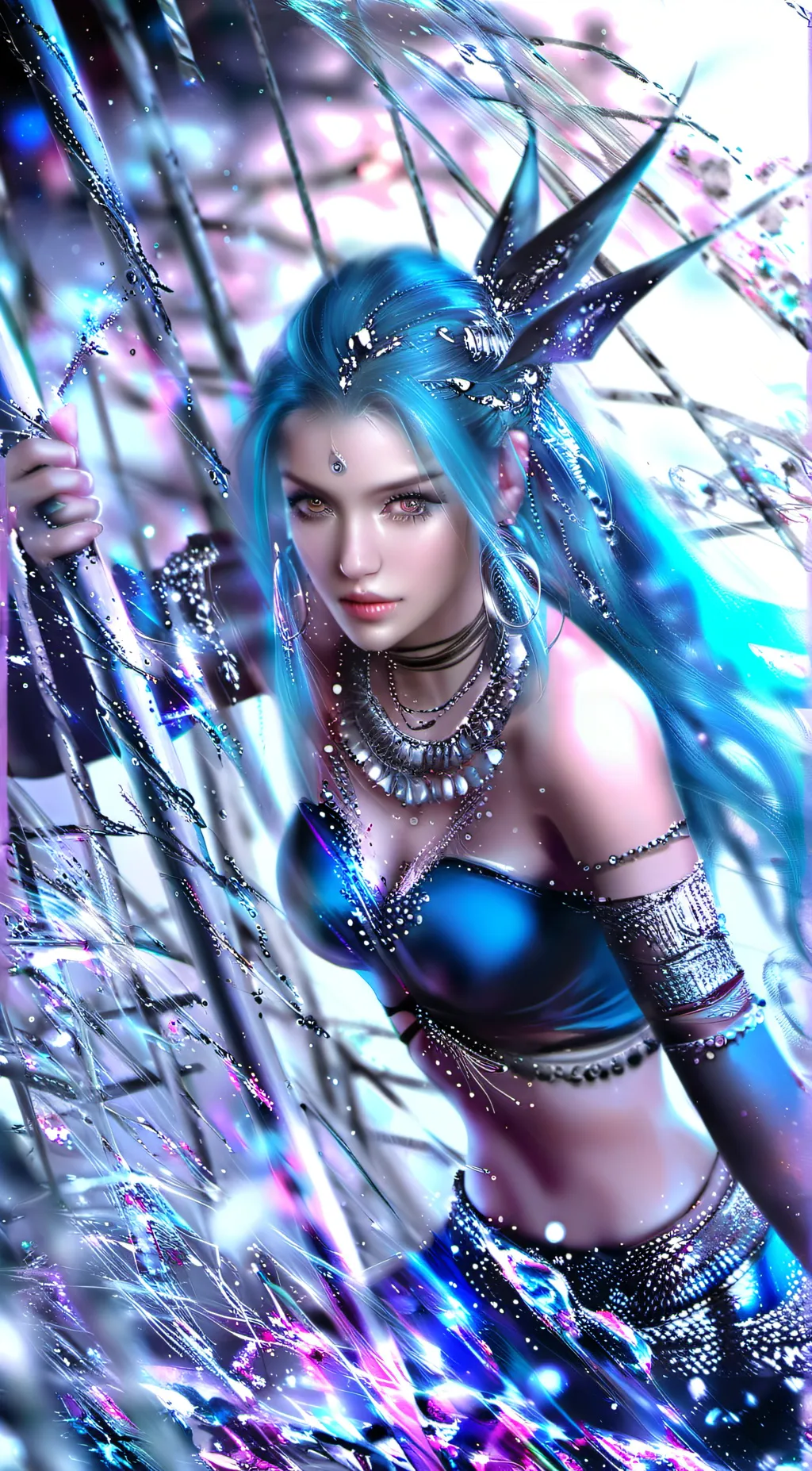 ai character: Luna  background