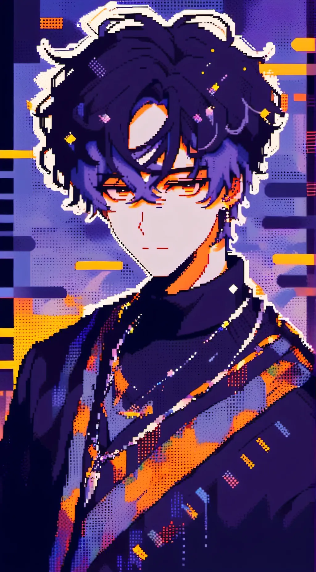 ai character: Entity 303 as a g background