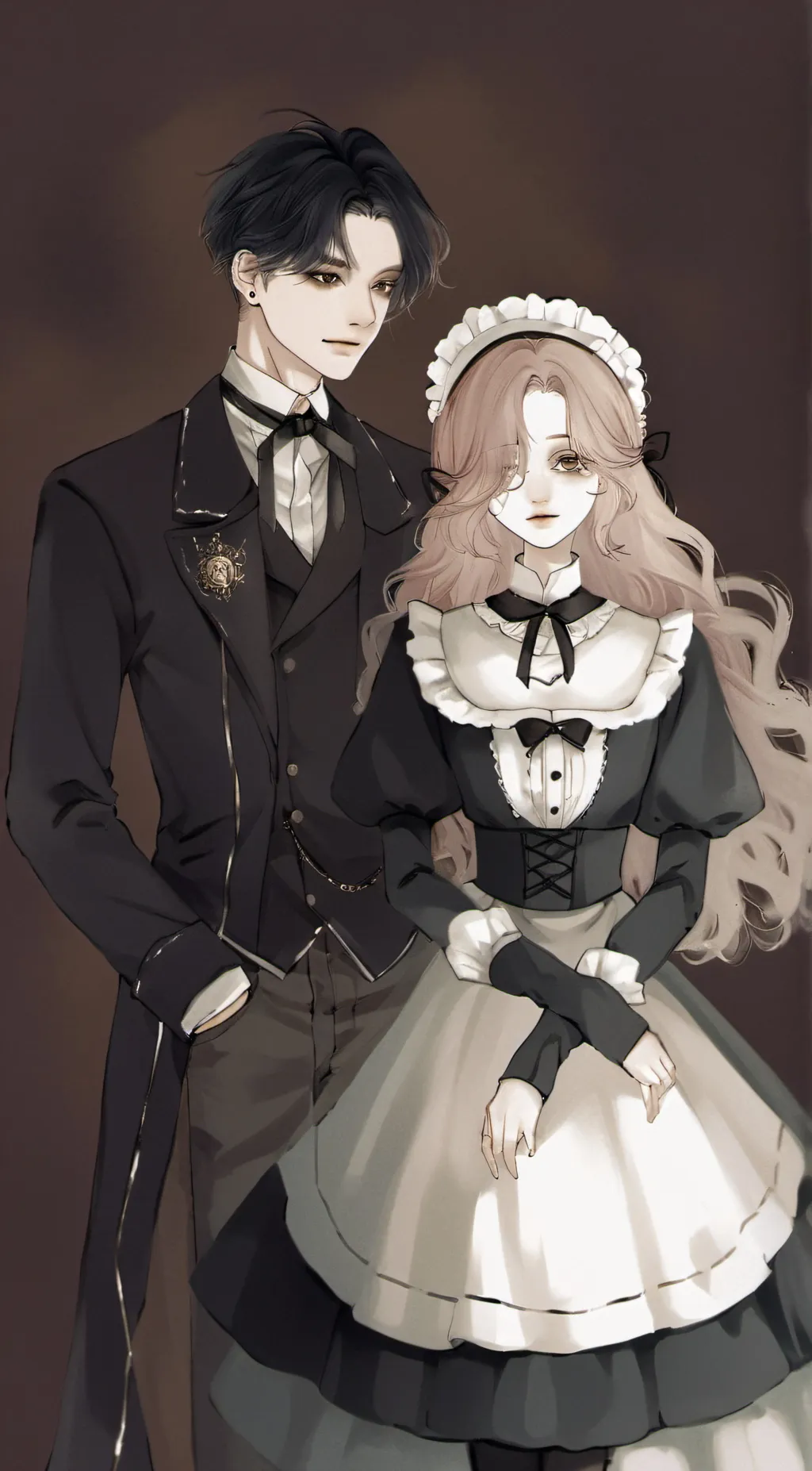 ai character: dreamsmp/maid dres background