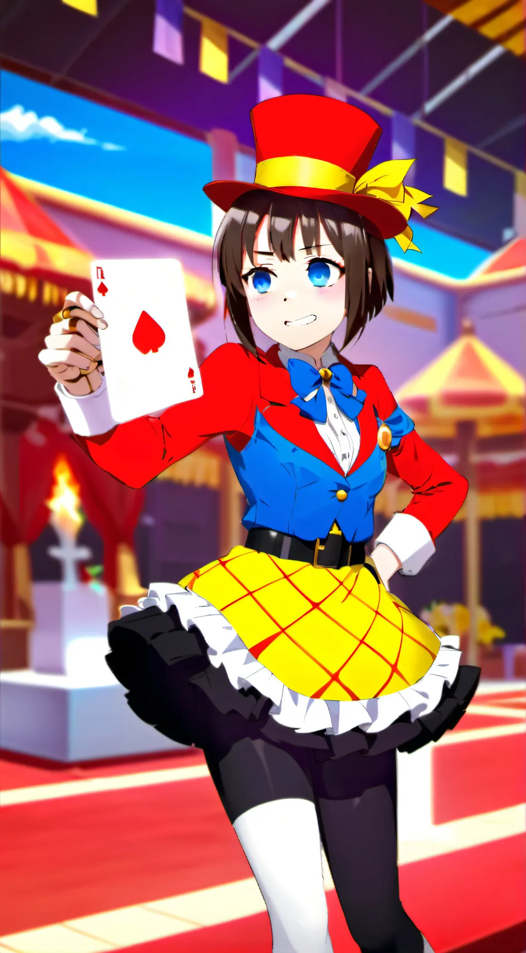 ai character: Pomni background