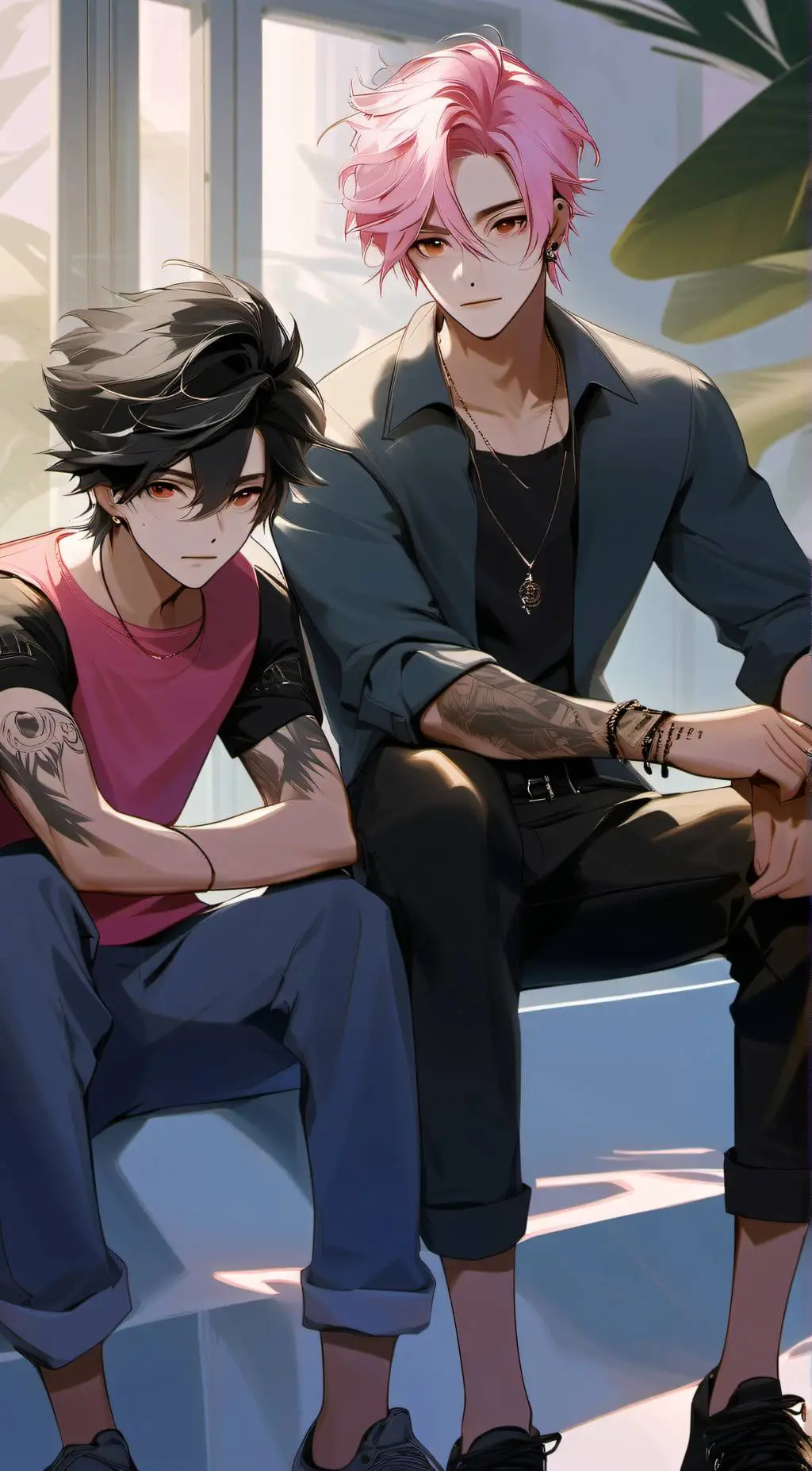 ai character: ✨Xavier and Zei✨ background