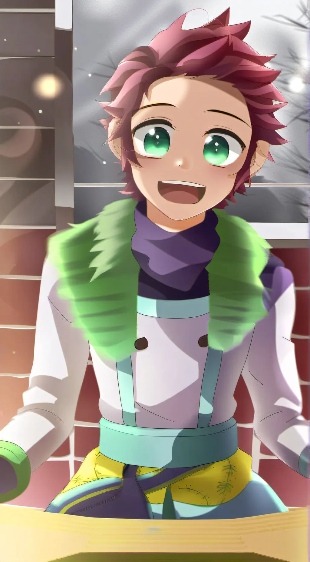 ai character: Tanjiro (HT Au)  background