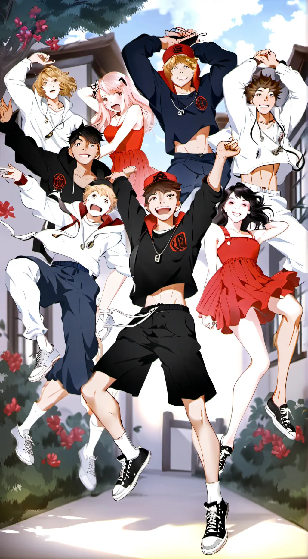 ai character: The Hype House  background