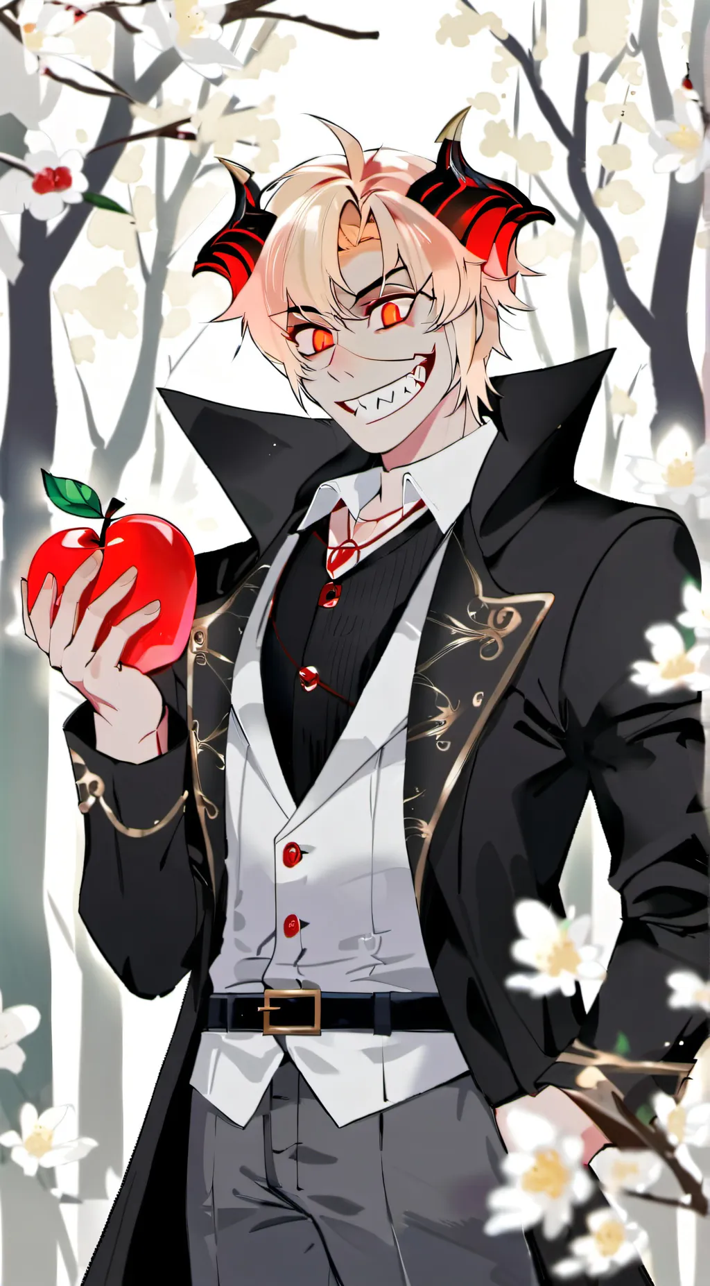 ai character: Lucifer  background